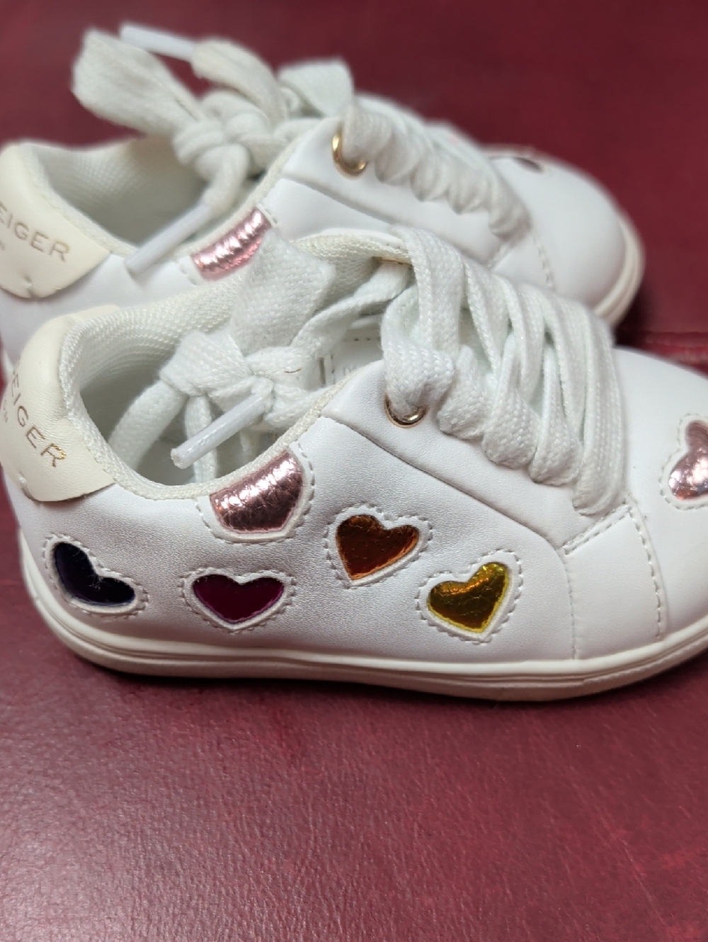 Kurt Geiger Mini Lane Love Sneaker Girl's Toddler Shoes 5 - Picture 2 of 6